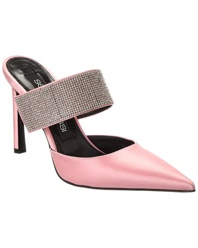 Sergio Rossi Satin Pump In Pink