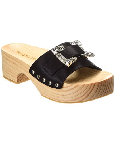 SERGIO ROSSI SATIN SANDAL