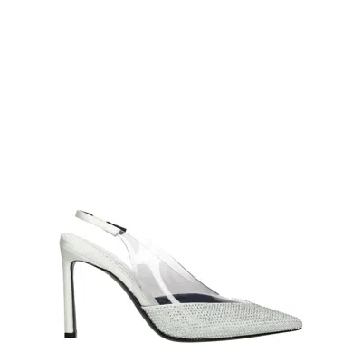 Sergio Rossi Satin Women's Sandal In Green