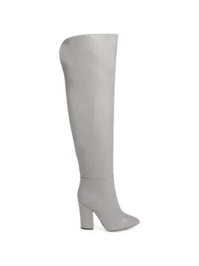 Sergio Rossi Scarlett Over-the-knee Boots In Gray