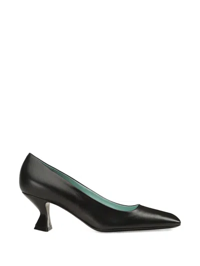 Sergio Rossi Sculpt Leather Pumps In Black