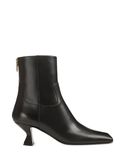 Sergio Rossi Sculpt Square-toe Ankle Boots In Black