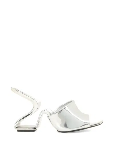 Sergio Rossi Sculptural-heel Sandals In Multi