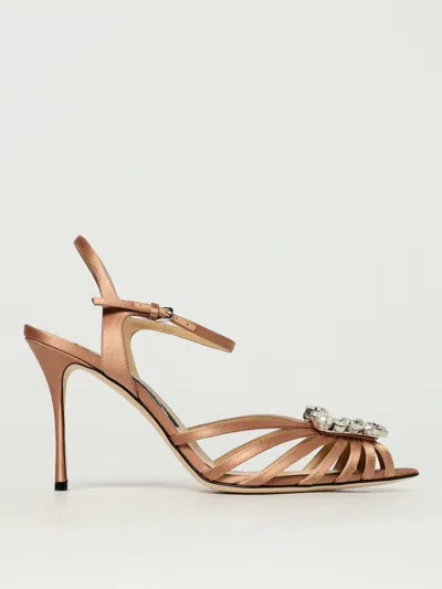 SERGIO ROSSI HEELED SANDAL SERGIO ROSSI WOMAN COLOR NUDE,429097226