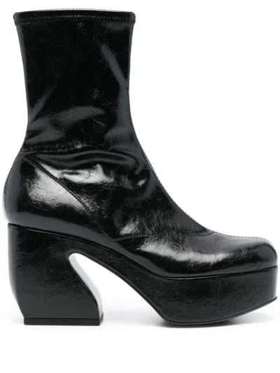 Sergio Rossi Si Rossi 45mm Ankle Boots In Black