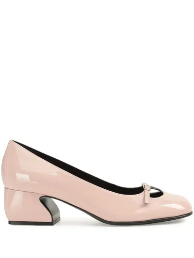 Sergio Rossi Si Rossi 45mm Slingback Pumps In Pink