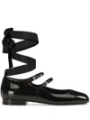 Sergio Rossi Si Rossi Ballet Flats In Black