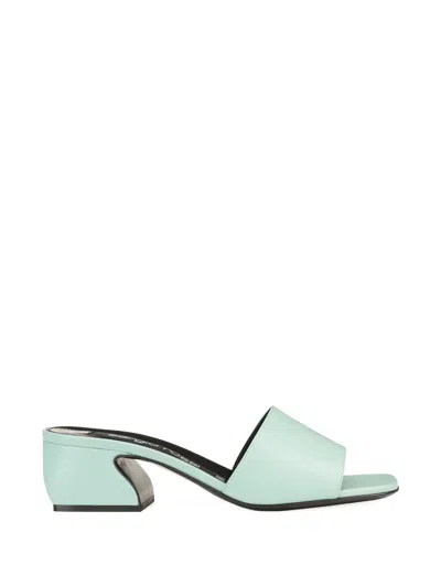 Sergio Rossi Si Rossi Sandals In Green