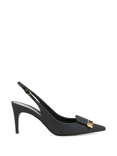 Sergio Rossi Sling-back Pumps In Blue