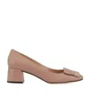 Sergio Rossi Sr1 50mm Leather Pumps In Brown