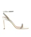 Sergio Rossi Square-headed Stiletto Sandals With High Heels In White