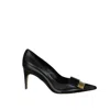 Sergio Rossi Sr Leather Pumps With Pointed Toe And Heel In Black