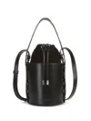 Sergio Rossi Sr Mermaid Bucket Bag In Black