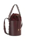 Sergio Rossi Sr Mermaid Bucket Bag In Red