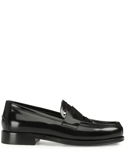 Sergio Rossi Sr Mermaid Loafers In Black