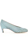 Sergio Rossi Sr Micro Mermaid Pumps In Blue