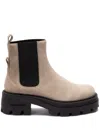 Sergio Rossi `sr Milla` Ankle Boots In Beige