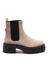 Sergio Rossi `sr Milla` Ankle Boots In Beige