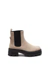Sergio Rossi `sr Milla` Ankle Boots In Beige
