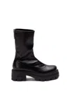 Sergio Rossi Zippered Short Boots In Black  