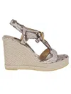 Sergio Rossi Sr Nora Sandals With Distinctive Buckle In Roccia