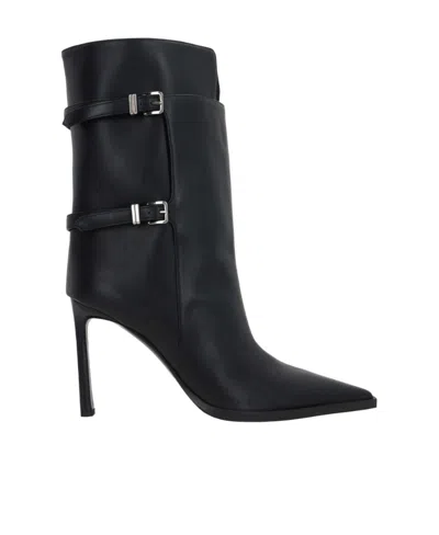 SERGIO ROSSI SR THALESTRIS 95MM LEATHER BOOTS
