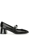 Sergio Rossi Sr Twenty Buckle Pumps 45mm In Schwarz