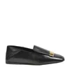 Sergio Rossi Square Toe Slip-on Loafers In Black