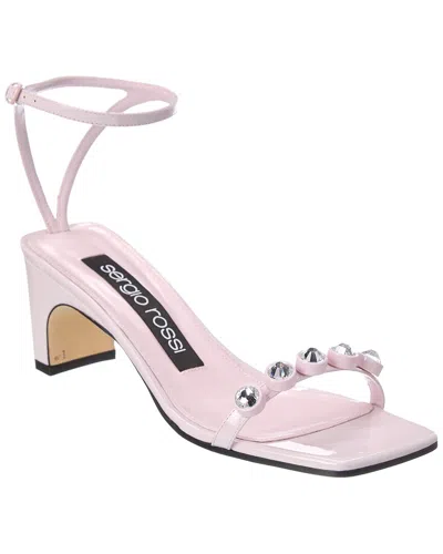 Sergio Rossi Sr1 Patent Sandal In Multi