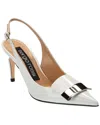 Sergio Rossi Sr1 Patent Slingback Pump In White