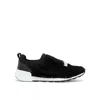Sergio Rossi Luxury Sr1 Running Sneakers With Textured Fringe