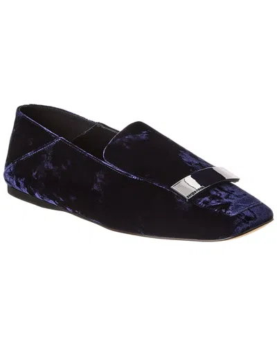 SERGIO ROSSI SR1 VELVET LOAFER
