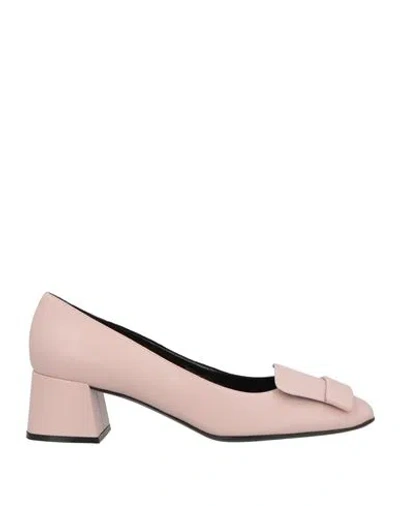 Sergio Rossi Sr1 Woman Pumps Light Pink Size 7 Leather