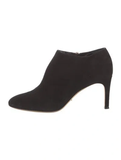 Pre-owned Sergio Rossi Suede Boots In Black