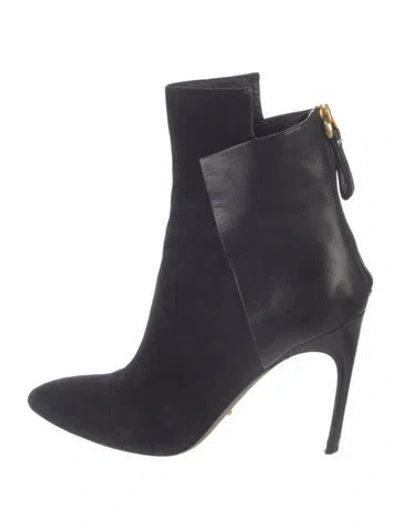 Pre-owned Sergio Rossi Suede Boots In Blue