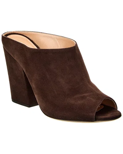 Sergio Rossi Suede Sandal In Brown