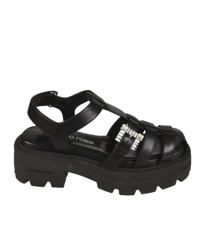 SERGIO ROSSI SERGIO ROSSI TWENTY BUCKLE SLINGBACK SANDLES