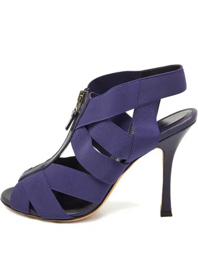 Pre-owned Sergio Rossi Vintage 110mm Leather Heeled Sandals