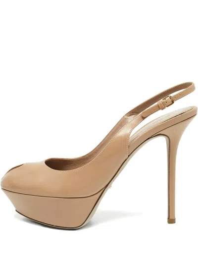 Pre-owned Sergio Rossi Vintage 120mm Leather Heeled Pumps