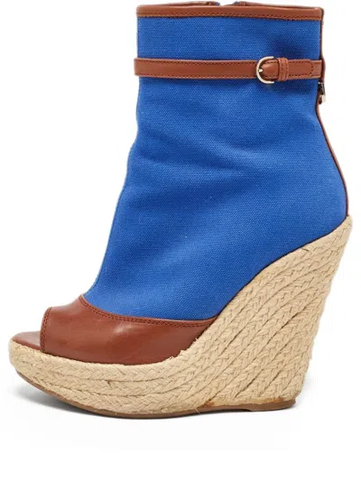 Pre-owned Sergio Rossi Vintage 135mm Panelled Sandals