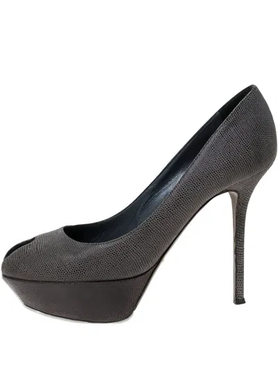 Pre-owned Sergio Rossi Vintage 2024 Platform Peep-toe Pumps