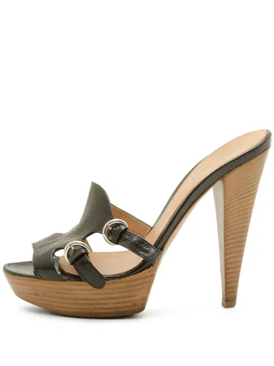 Pre-owned Sergio Rossi Vintage 36737 Black