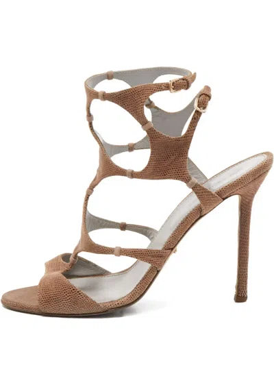 Pre-owned Sergio Rossi Vintage 786240 Brown