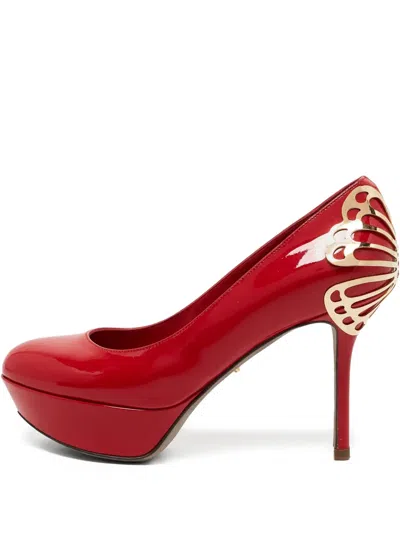 Pre-owned Sergio Rossi Vintage Platform Pump With Cut-out Detail