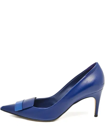 Pre-owned Sergio Rossi Vintage  100mm Leather Pumps