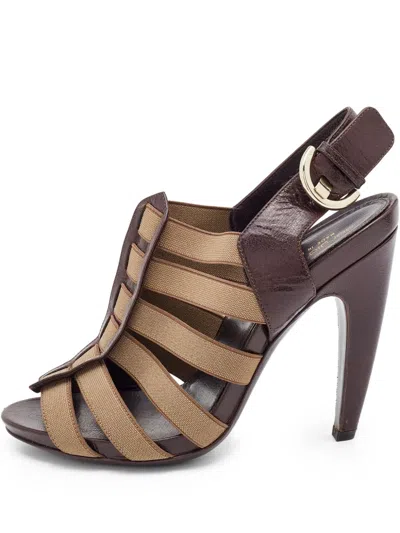 Pre-owned Sergio Rossi Vintage  110mm Leather Sandals