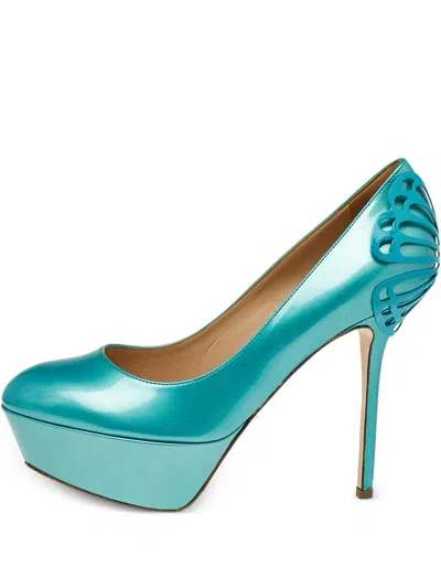 Pre-owned Sergio Rossi Vintage  120mm Butterfly-motif Platform Pumps