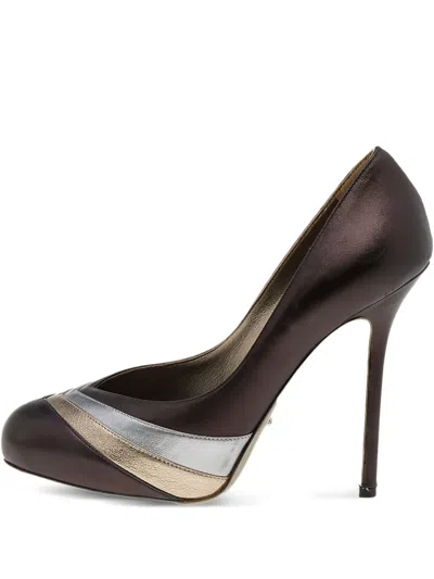 Pre-owned Sergio Rossi Vintage  120mm Leather Pumps