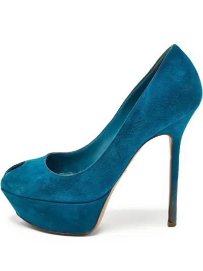 Pre-owned Sergio Rossi Vintage  120mm Peep-toe Platform Pumps