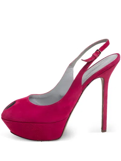 Pre-owned Sergio Rossi Vintage  140mm Suede Pumps